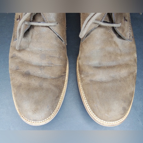 TOD'S Men's Chukka Boot Size 10 Brown Suede Lace Up - Picture 5 of 9